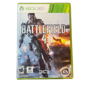 Battlefield 4 Video Game Disc Box (Xbox 360, 2013) Tested Working Inserts 2 Disc